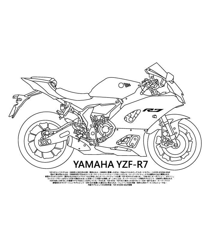 i-77-YAMAHA YZF-R7 摩托車