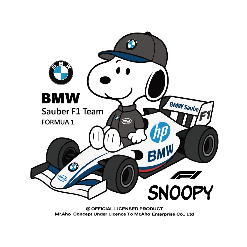 f-436-BMW F1史奴比-T恤-短袖