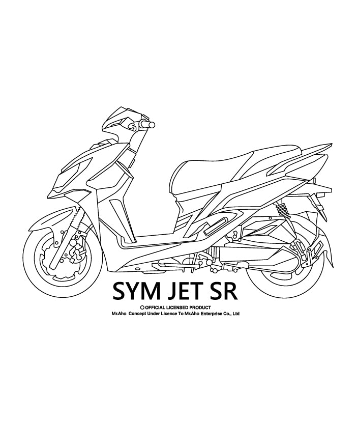 i-146-SYM JET SR 摩托車