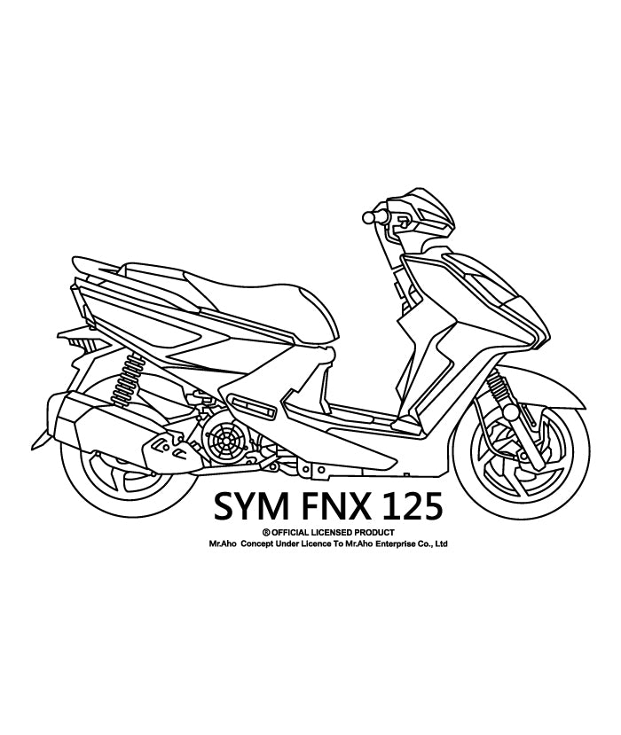 i-178-SYM FNX 125 motorcycle