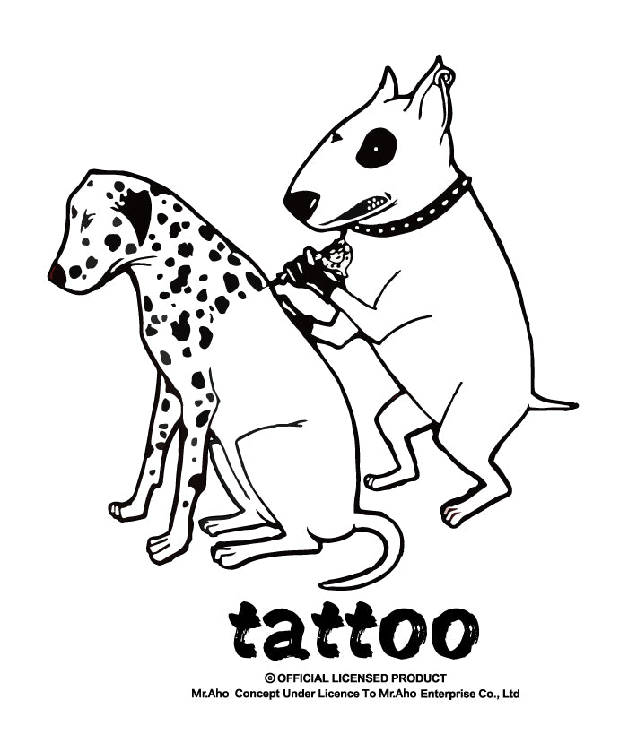 f-254-Dalmatian Dog Tattoo