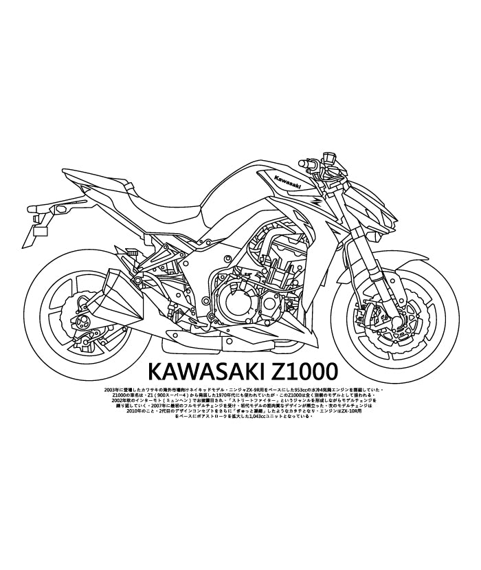 i-123-KAWASAKI Z1000 motorcycle
