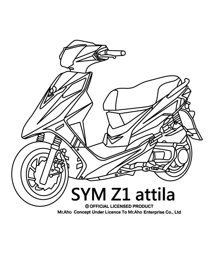 i-190-SYM Z1 attila 摩托車