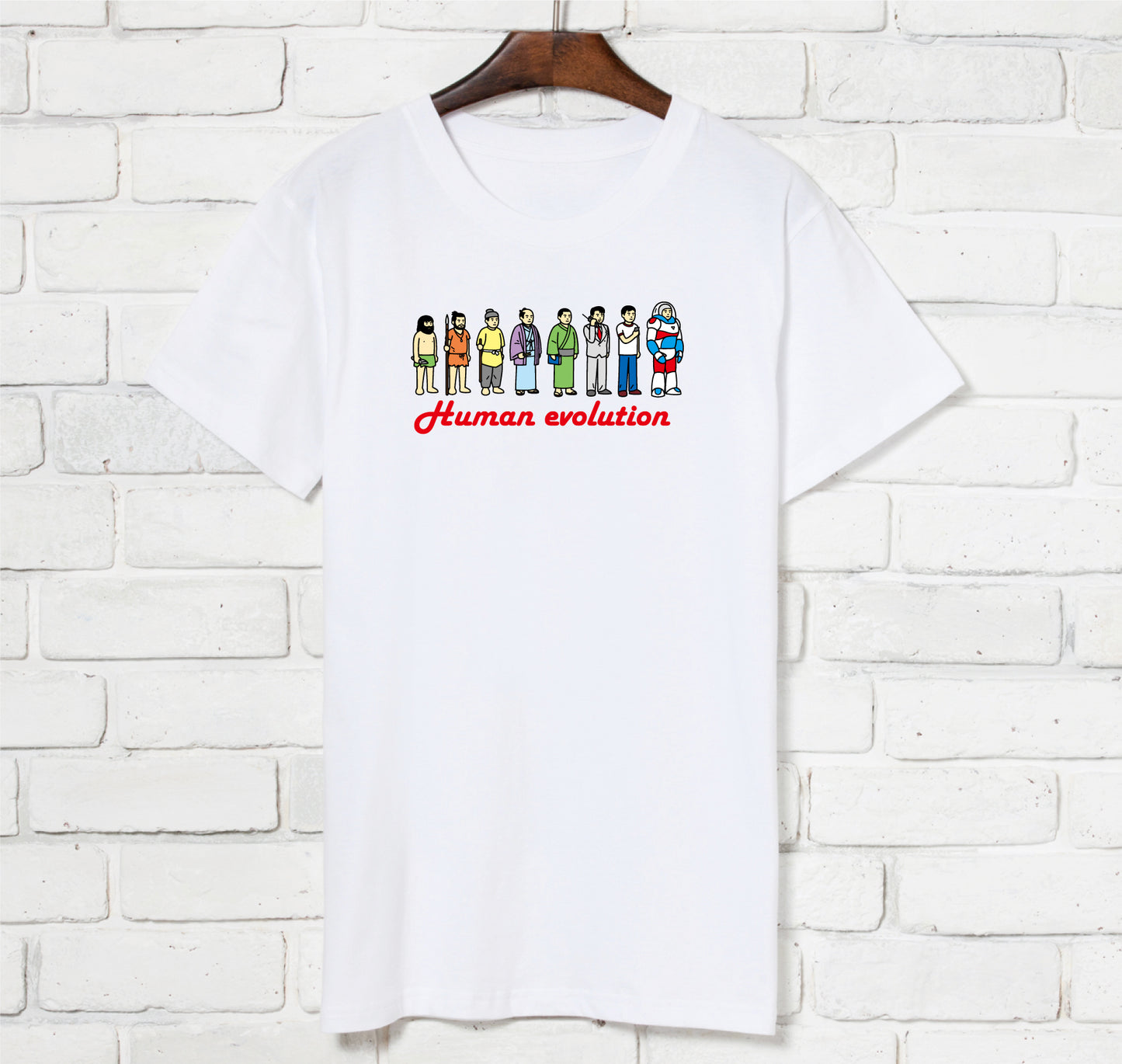 f-01-History of Human Evolution T-shirt