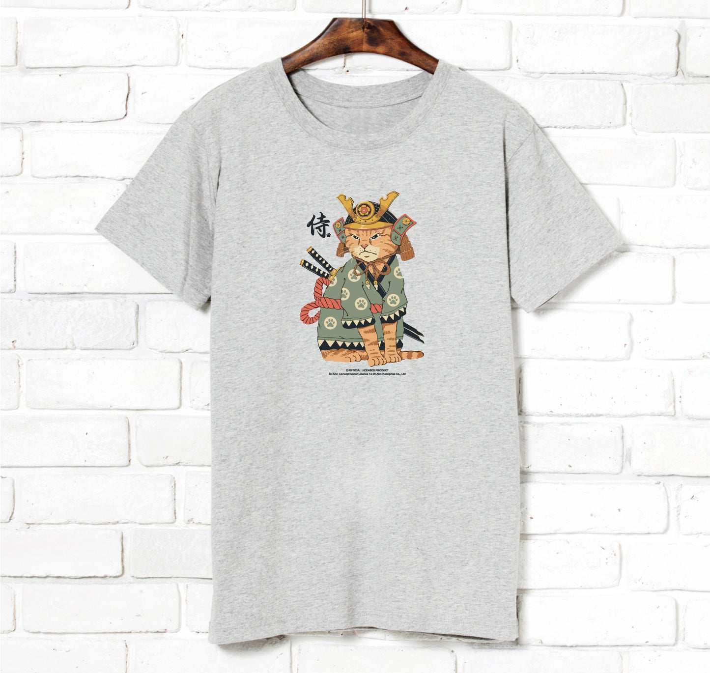 f-267-Ukiyoe Samurai Cat