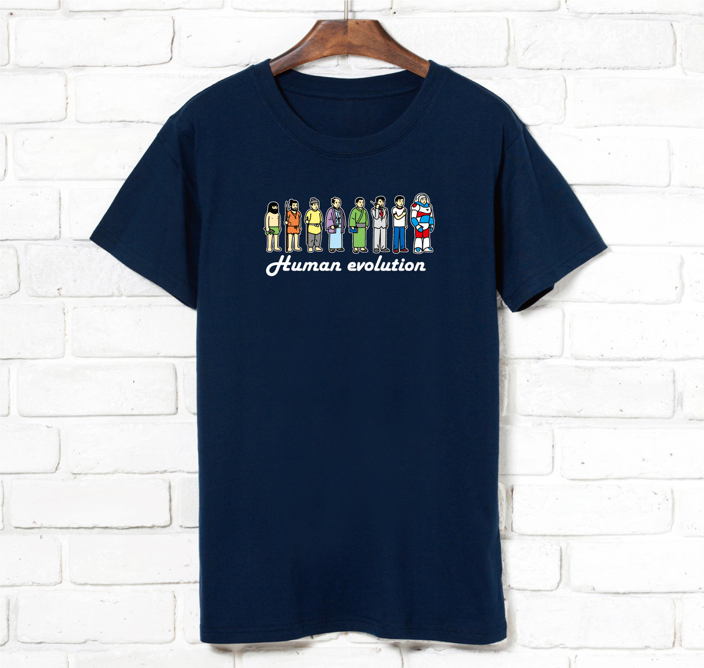 f-01-History of Human Evolution T-shirt