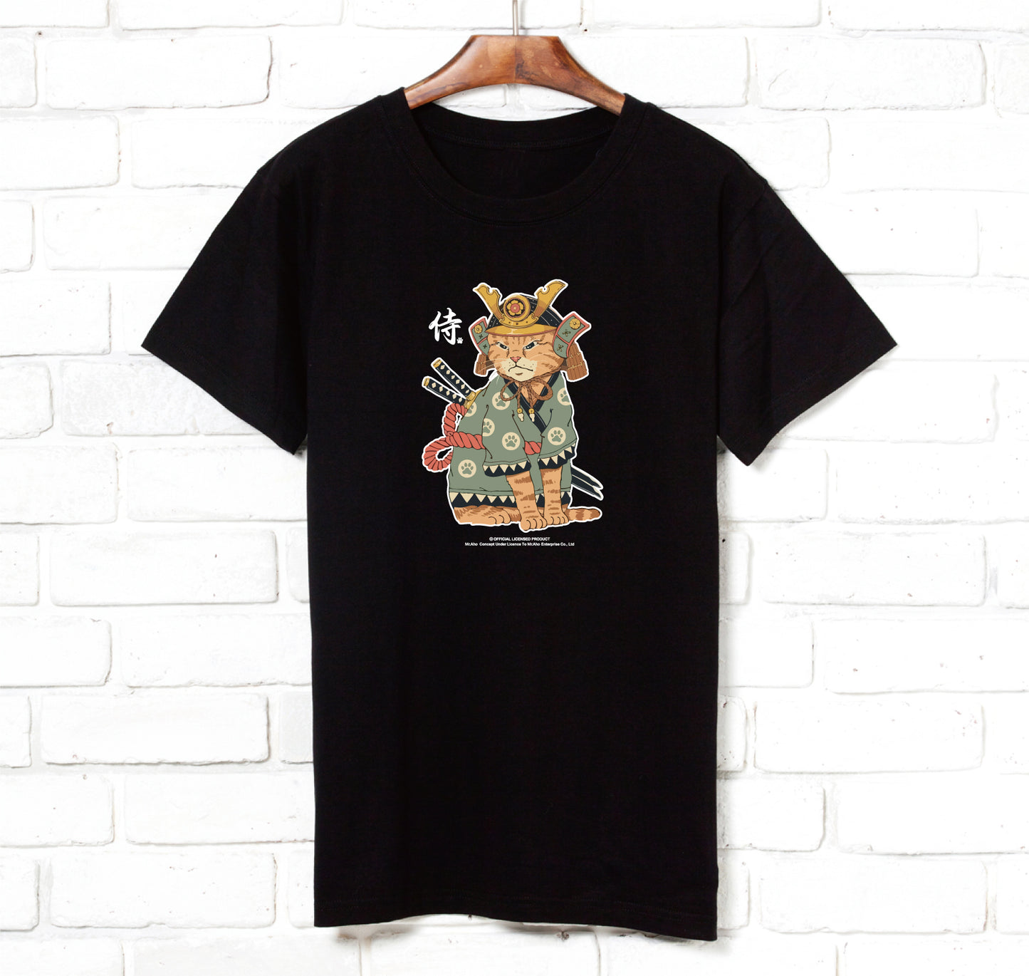 f-267-Ukiyoe Samurai Cat