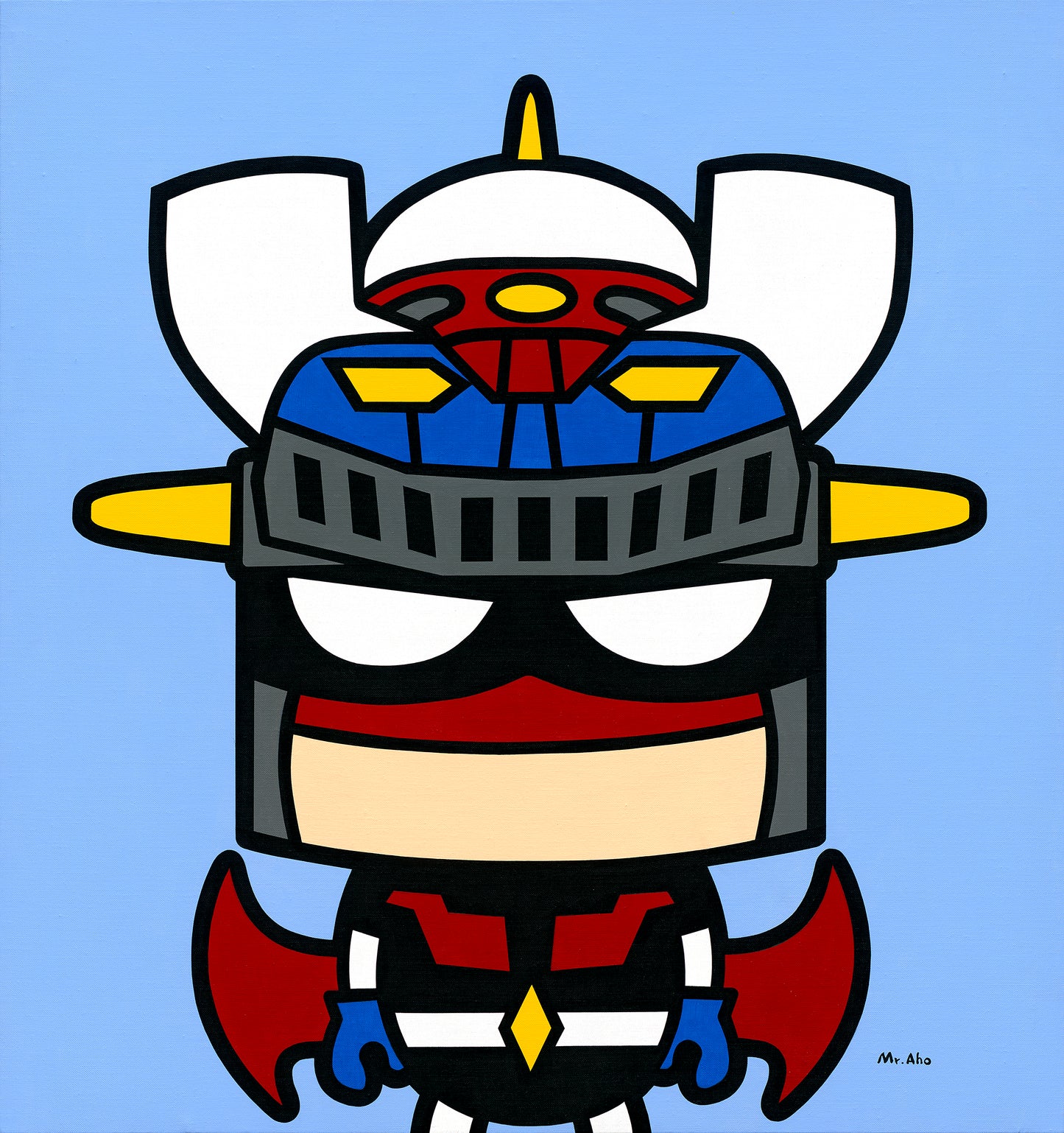 s-01-Acrylic painting-08-Invincible Iron Man Superman