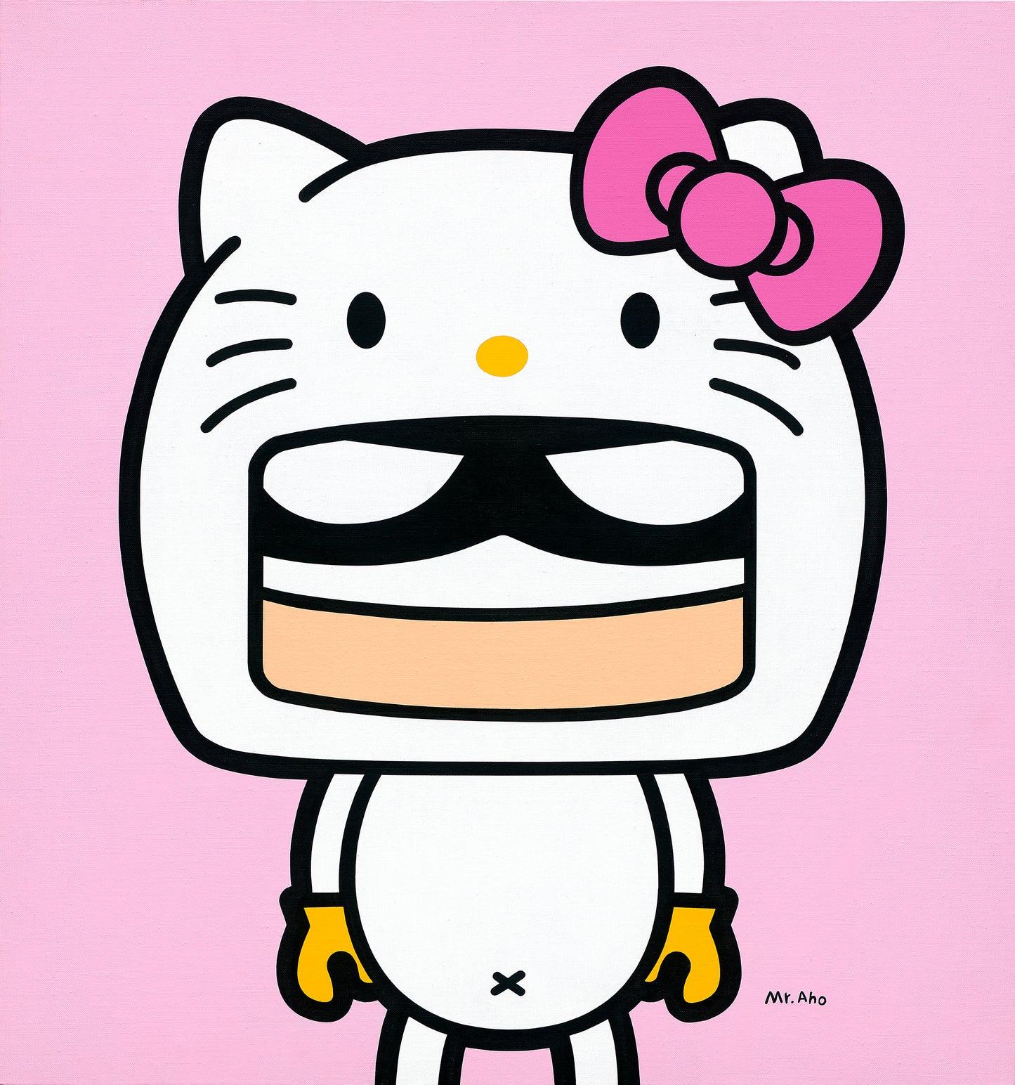 s-01-壓克力畫 -05-Kitty超人