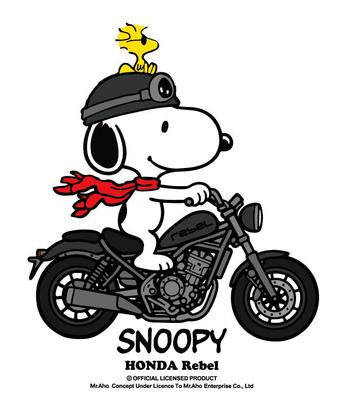 i-207-SNOOPY REBEL Motorcycle