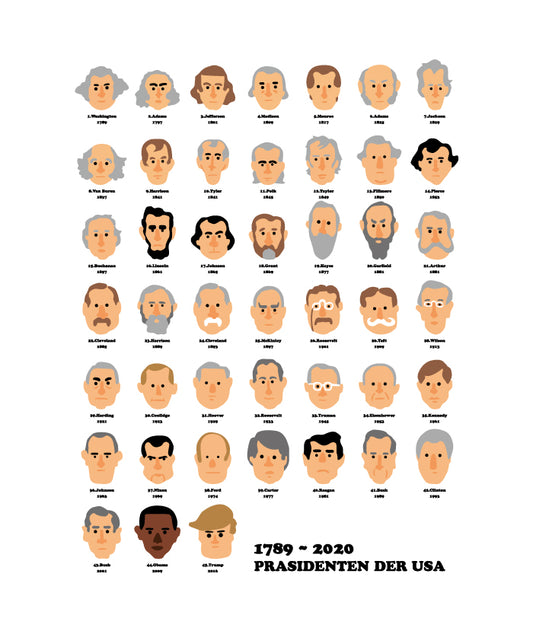 f-11-Illustrated book of past presidents of the United States