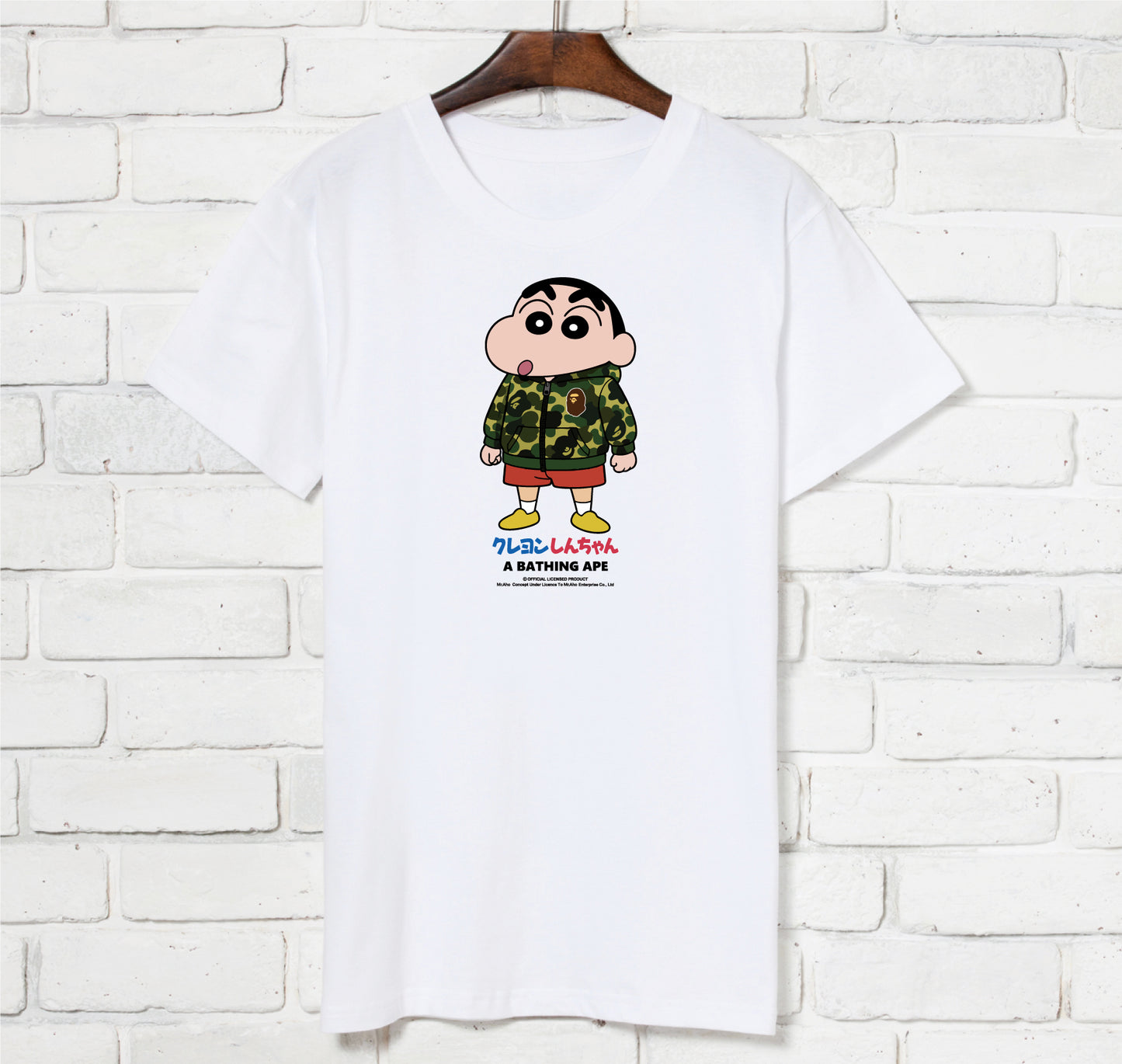 f-430-BAPE Crayon Shin-chan-T-shirt-short sleeve