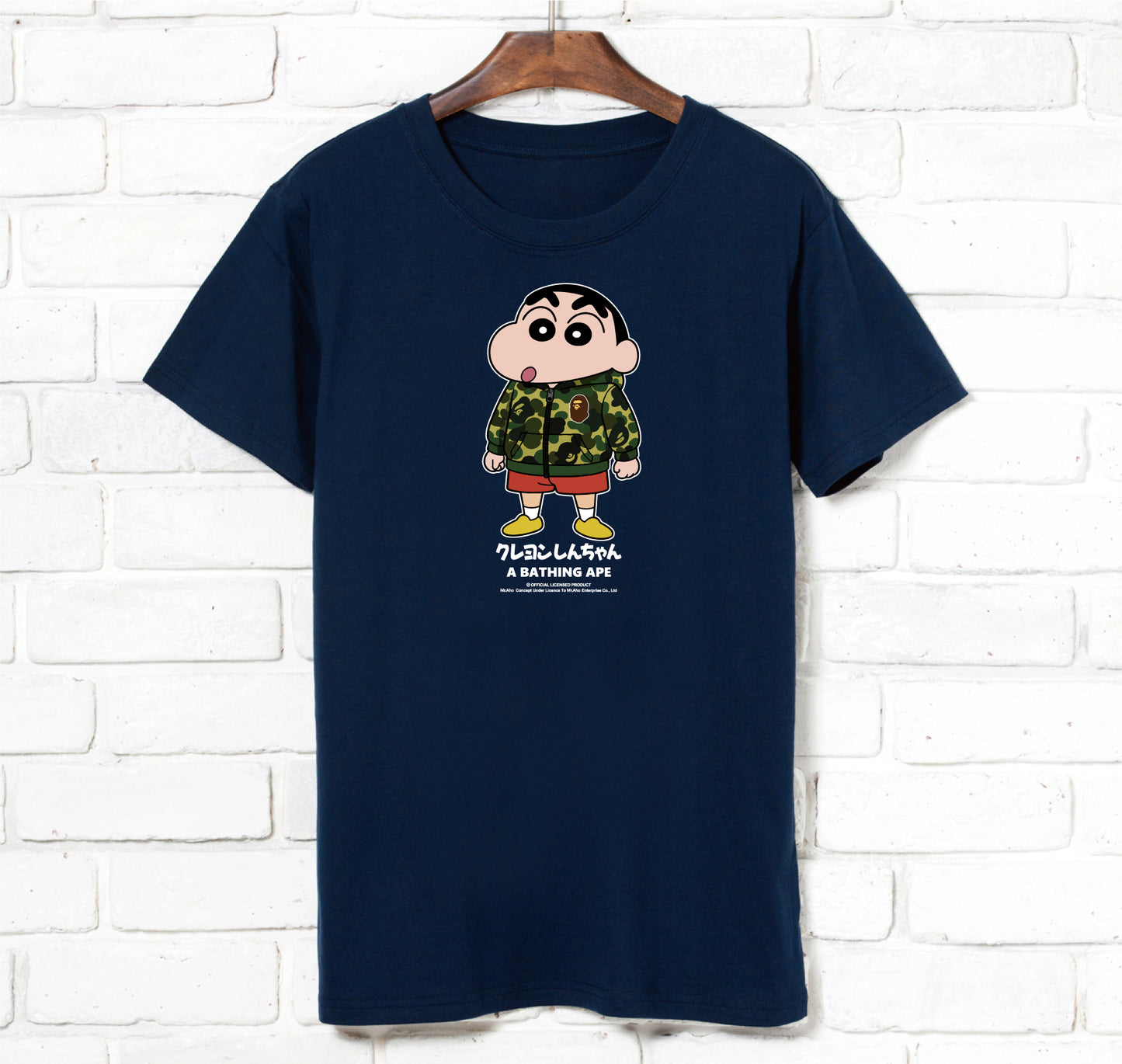 f-430-BAPE Crayon Shin-chan-T-shirt-short sleeve