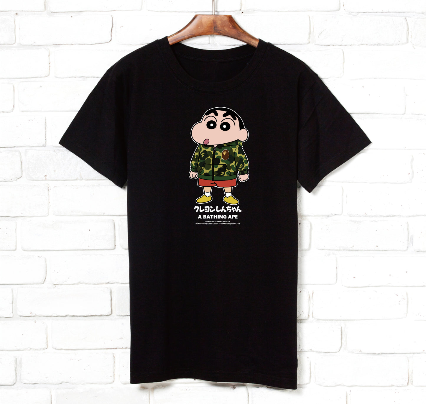 f-430-BAPE Crayon Shin-chan-T-shirt-short sleeve