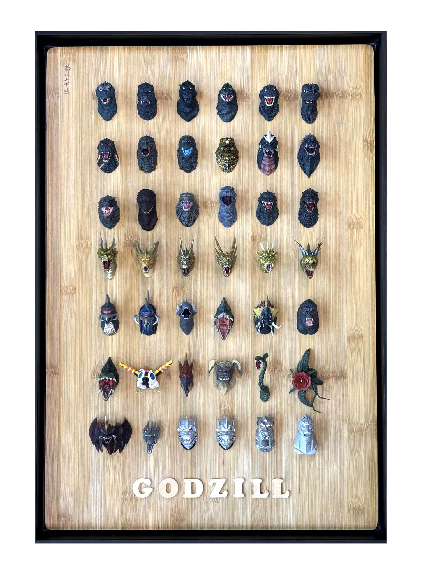 哥吉拉-頭雕 42款